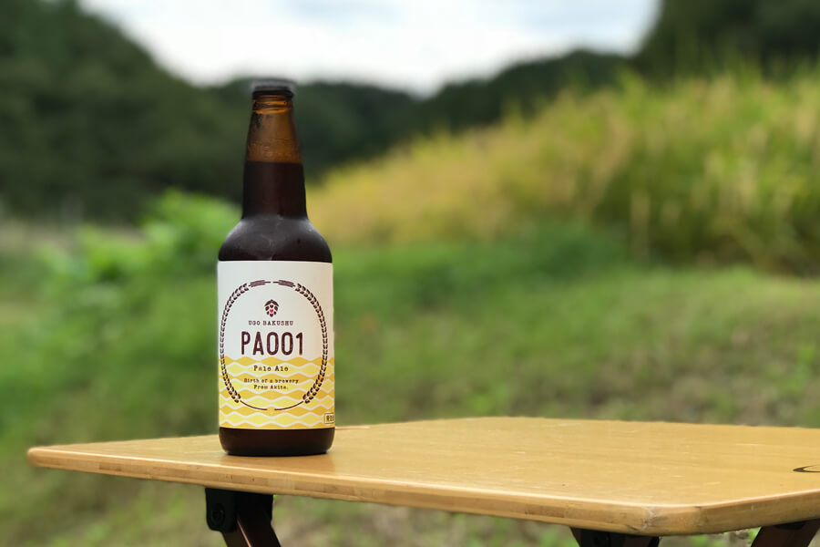 羽後麦酒・定番「PA001」ペールエール